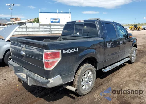 2013 Ford F150 Supercrew из США, поврежденный, VIN 1FTFW1ET6DFB07185